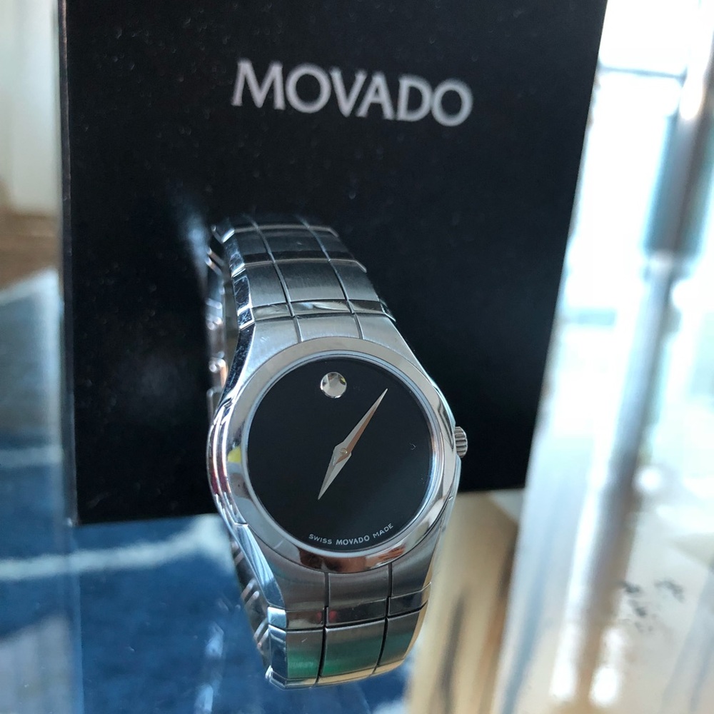 Classic Women’s Movado Steel Bracelet